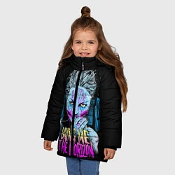 Куртка зимняя для девочки BMTH: Acid Girl, цвет: 3D-черный — фото 2