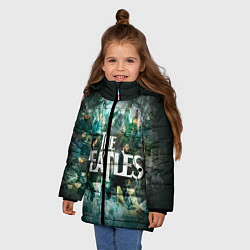 Куртка зимняя для девочки The Beatles Stories, цвет: 3D-черный — фото 2