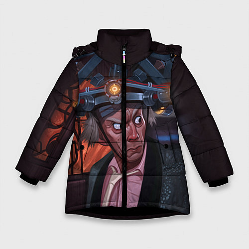 Зимняя куртка для девочки Emmett Lathrop Brown / 3D-Черный – фото 1