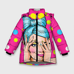Зимняя куртка для девочки POP ART