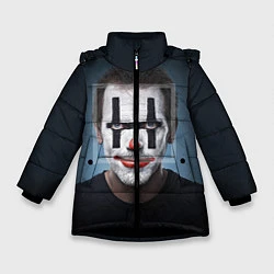 Куртка зимняя для девочки Clown House MD, цвет: 3D-черный