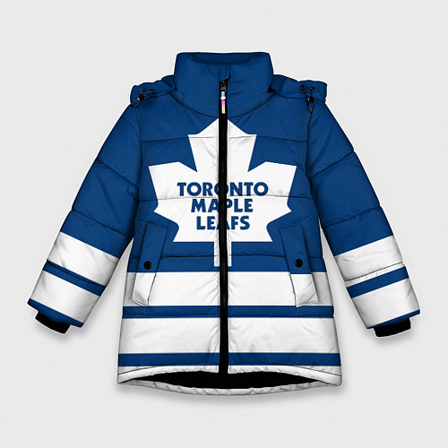 Зимняя куртка для девочки Toronto Maple Leafs / 3D-Черный – фото 1