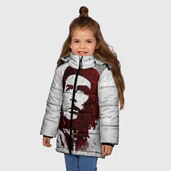 Куртка зимняя для девочки Че Гевара, цвет: 3D-светло-серый — фото 2