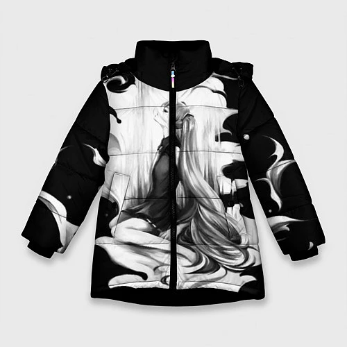 Зимняя куртка для девочки Hatsune Miku / 3D-Черный – фото 1