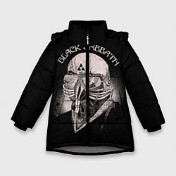 Куртка зимняя для девочки Black Sabbath: Acid Cosmic, цвет: 3D-светло-серый