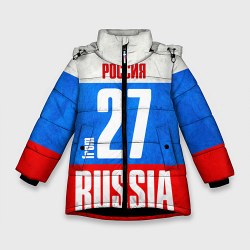 Зимняя куртка для девочки Russia: from 27 / 3D-Черный – фото 1