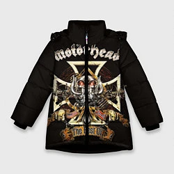 Куртка зимняя для девочки Motorhead: The best of, цвет: 3D-черный