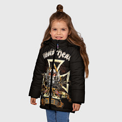 Куртка зимняя для девочки Motorhead: The best of, цвет: 3D-черный — фото 2