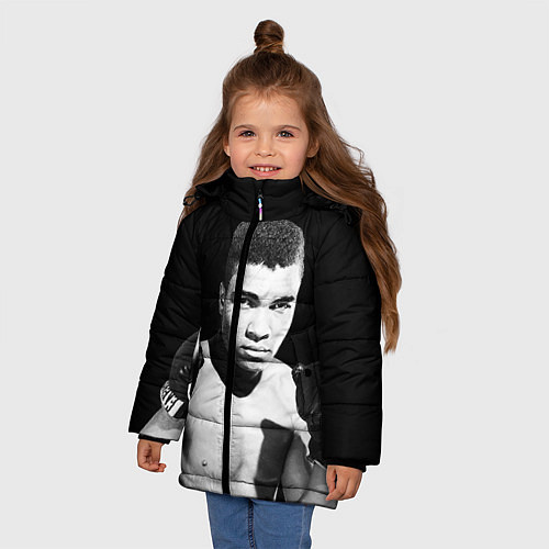 Зимняя куртка для девочки Muhammad Ali / 3D-Красный – фото 3