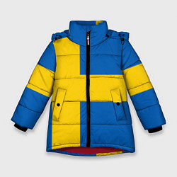 Зимняя куртка для девочки Швеция