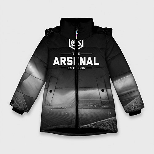 Зимняя куртка для девочки The Arsenal 1886 / 3D-Черный – фото 1