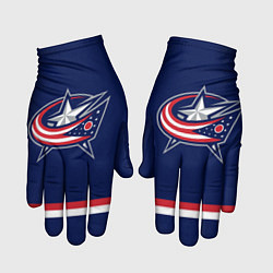 Перчатки Columbus Blue Jackets, цвет: 3D-принт