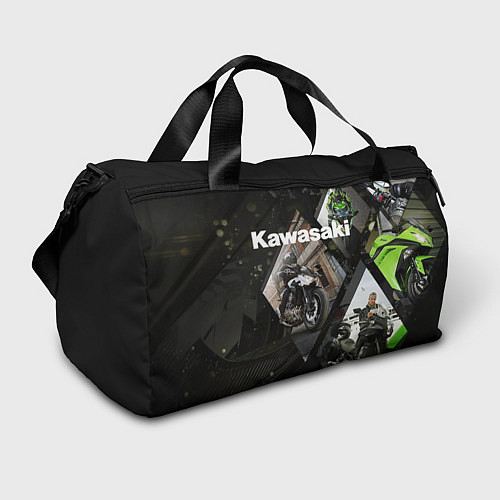 Спортивная сумка Kawasaky / 3D-принт – фото 1