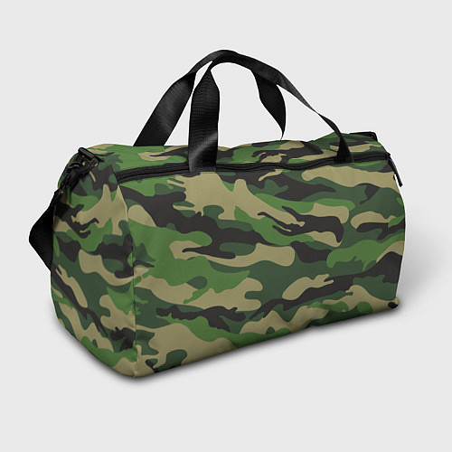 Спортивная сумка Камуфляж: хаки/зеленый / 3D-принт – фото 1