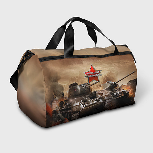 Спортивная сумка Танковые войска РФ / 3D-принт – фото 1