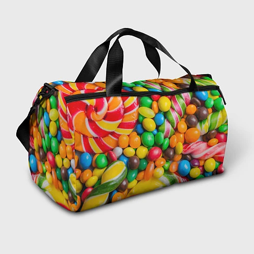 Спортивная сумка Сладкие конфетки / 3D-принт – фото 1