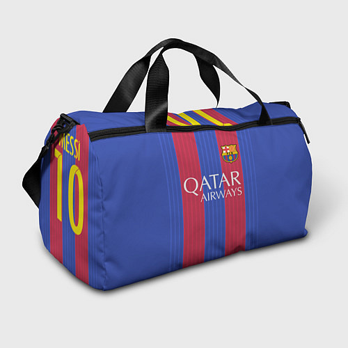 Спортивная сумка FCB Messi: Qatar Airways / 3D-принт – фото 1