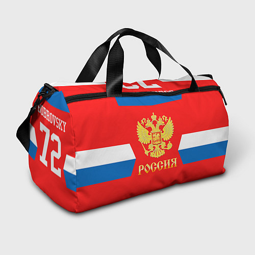 Спортивная сумка Сборная РФ: #72 BOBROVSKY / 3D-принт – фото 1