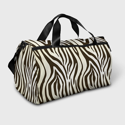 Спортивная сумка Шкура зебры / 3D-принт – фото 1