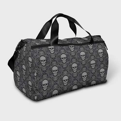 Спортивная сумка Ажурные черепа / 3D-принт – фото 1