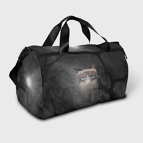 Спортивная сумка Grumpy Cat / 3D-принт – фото 1