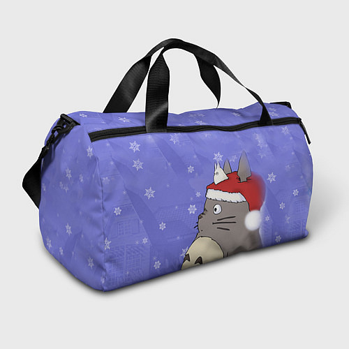 Спортивная сумка Тоторо и снег / 3D-принт – фото 1