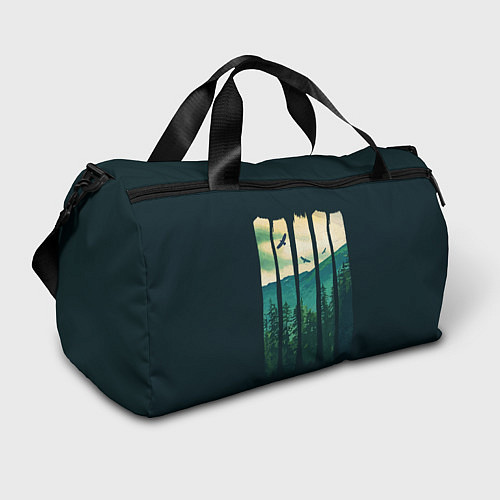 Спортивная сумка Green Life / 3D-принт – фото 1