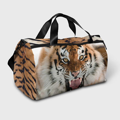 Спортивная сумка Свирепый тигр / 3D-принт – фото 1