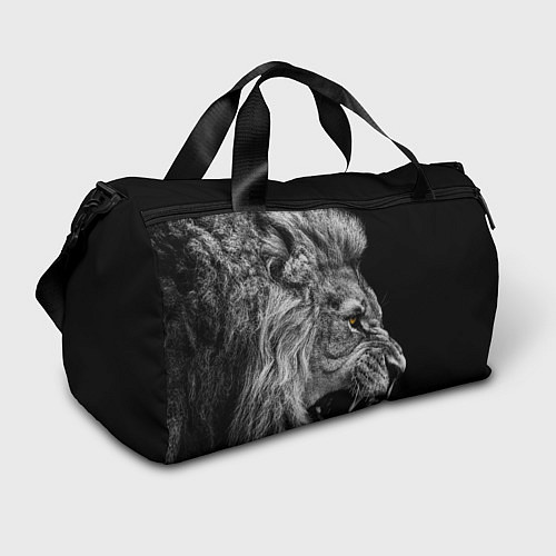 Спортивная сумка Оскал льва / 3D-принт – фото 1