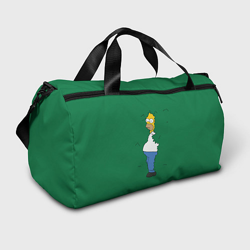 Спортивная сумка Гомер в кустах / 3D-принт – фото 1