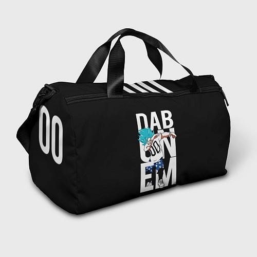 Спортивная сумка Super God Dab / 3D-принт – фото 1