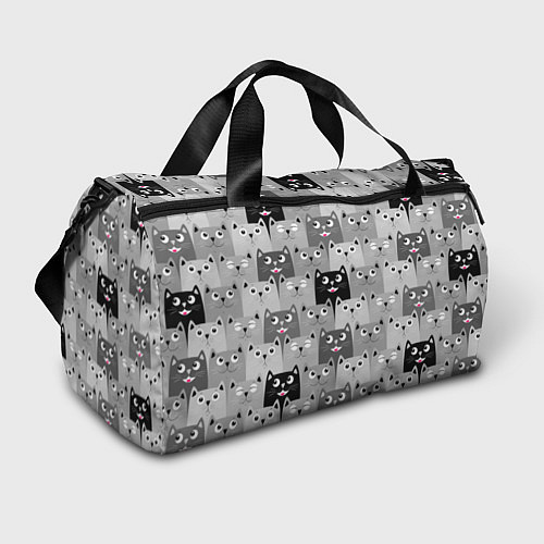 Спортивная сумка Котейки / 3D-принт – фото 1