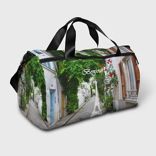 Спортивная сумка Bonjour Paris / 3D-принт – фото 1