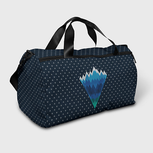 Спортивная сумка Геометрические горы / 3D-принт – фото 1