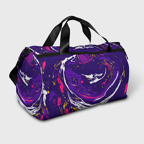 Спортивная сумка Фиолетовый акрил / 3D-принт – фото 1