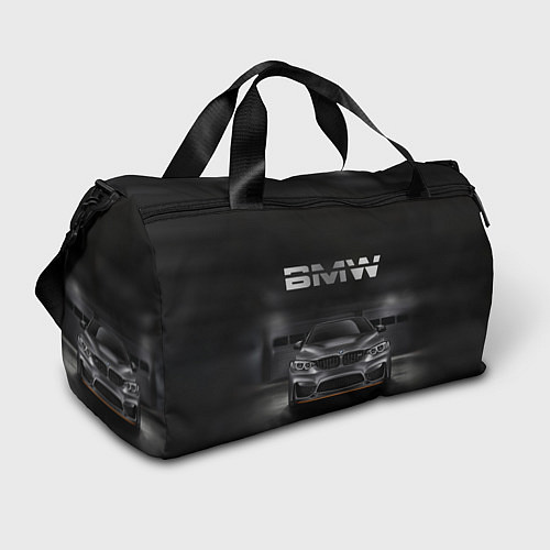 Спортивная сумка BMW серебро / 3D-принт – фото 1
