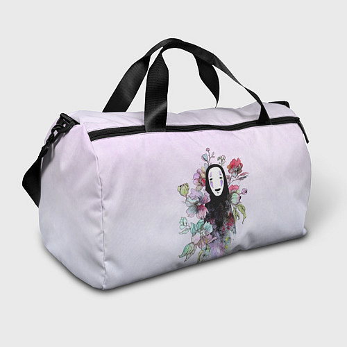 Спортивная сумка Безликий в цветах / 3D-принт – фото 1