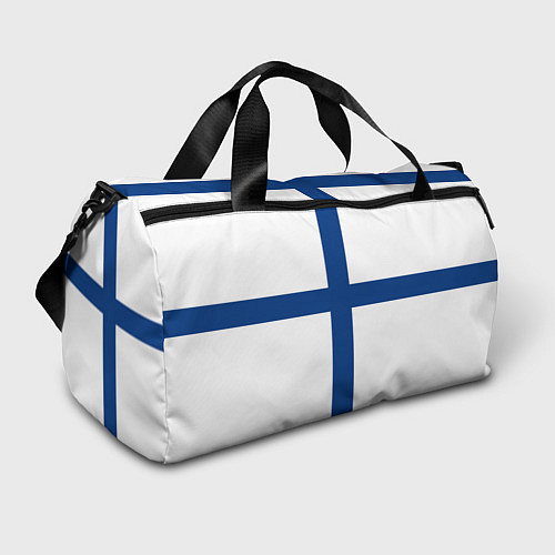 Спортивная сумка Флаг Финляндии / 3D-принт – фото 1