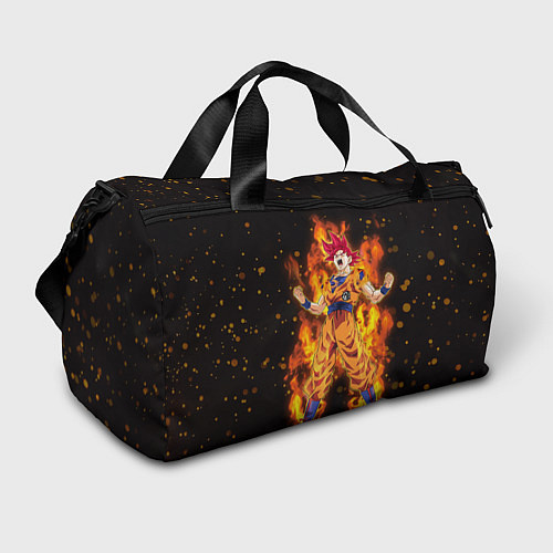 Спортивная сумка Fire Goku / 3D-принт – фото 1