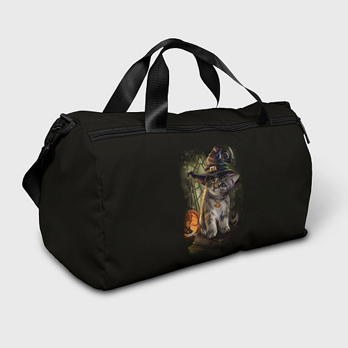 Спортивная сумка Ведьмин котенок / 3D-принт – фото 1