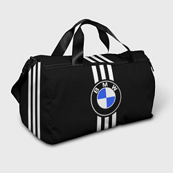 Сумки спортивные BMW: White Strips, цвет: 3D-принт
