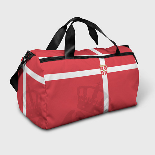 Спортивная сумка Сборная Сербии / 3D-принт – фото 1