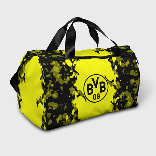 Спортивная сумка FC Borussia Dortmund: Yellow & Black / 3D-принт – фото 1