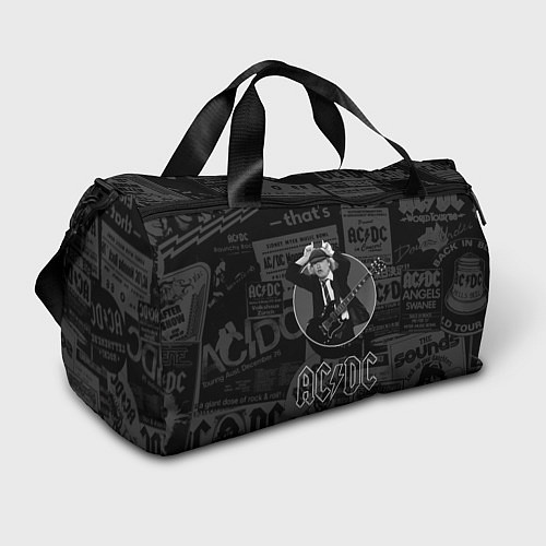 Спортивная сумка AC/DC: Black Devil / 3D-принт – фото 1