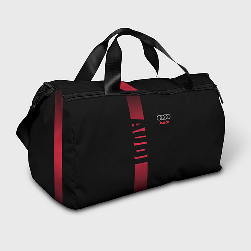 Спортивная сумка Audi: Black Sport / 3D-принт – фото 1
