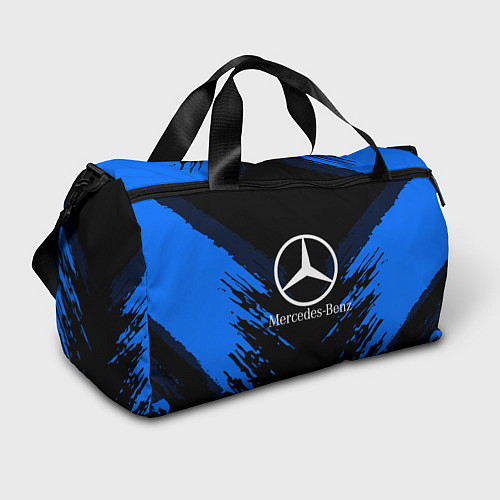 Спортивная сумка Mercedes-Benz: Blue Anger / 3D-принт – фото 1