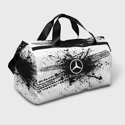 Спортивная сумка Mercedes-Benz: Black Spray / 3D-принт – фото 1
