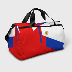 Спортивная сумка Russia: Geometry Tricolor