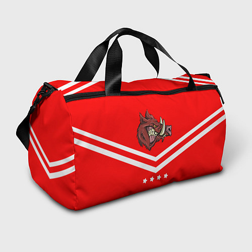 Спортивная сумка Спартанский кабан / 3D-принт – фото 1
