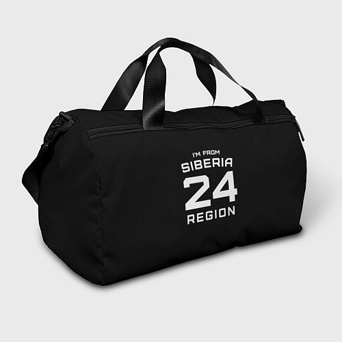 Спортивная сумка Im from Siberia: 24 Region / 3D-принт – фото 1